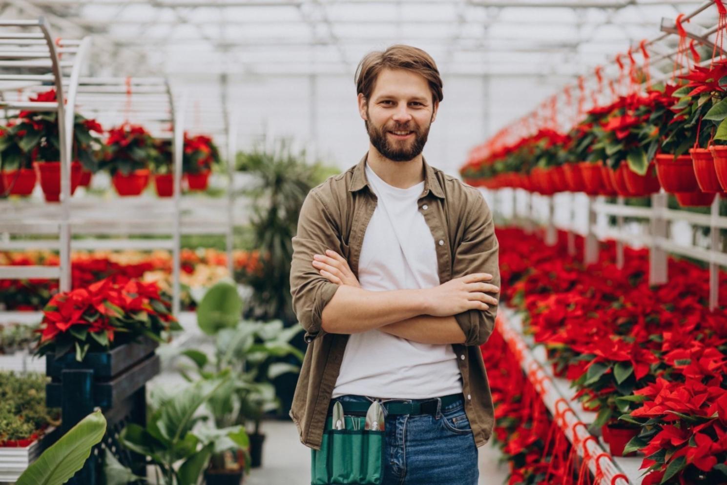 Example of advanced floral arrangement created in workshop